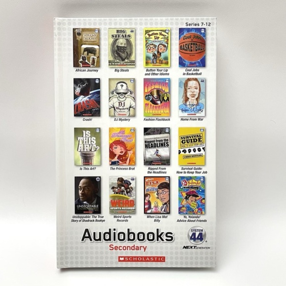 System 44 Next Generation Secondary Scholastic Audiobooks‎ Pack #2 Series 7-12